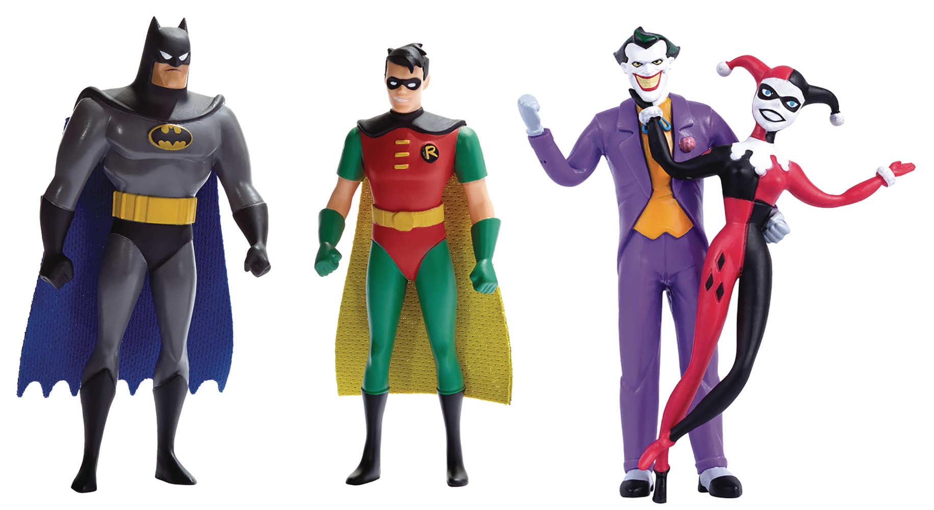 Batman Animated Series 12 Pc Bendable Figure 2 Pk Assortment