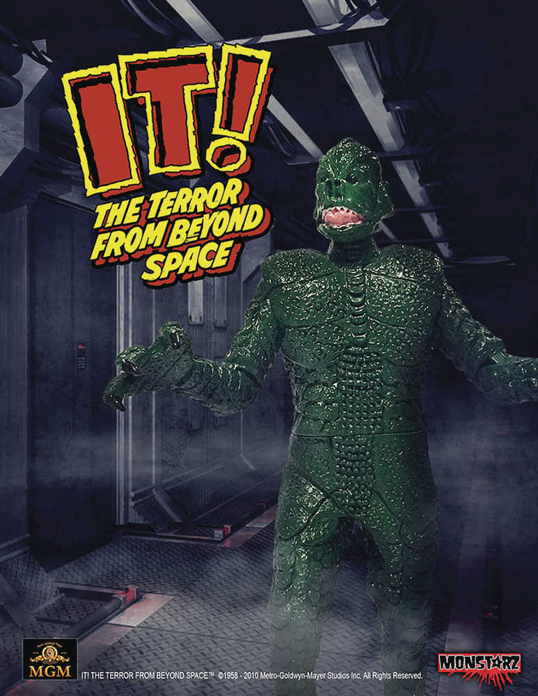 It Terror From Beyond Space Green 3 3/4 In Retro Action Figure  