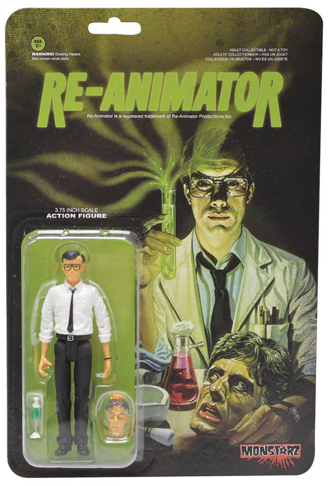 Reanimator Herbert West 3 3/4 In Retro Action Figure  