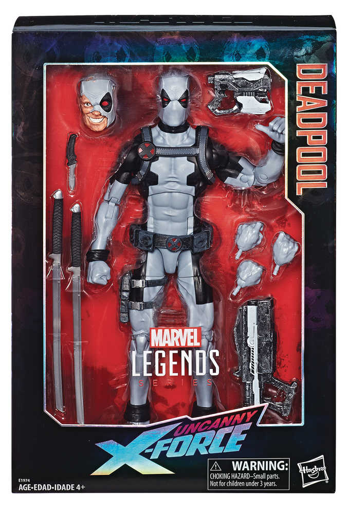 Marvel 12 In Legends Deadpool X Force Action Figure Case  