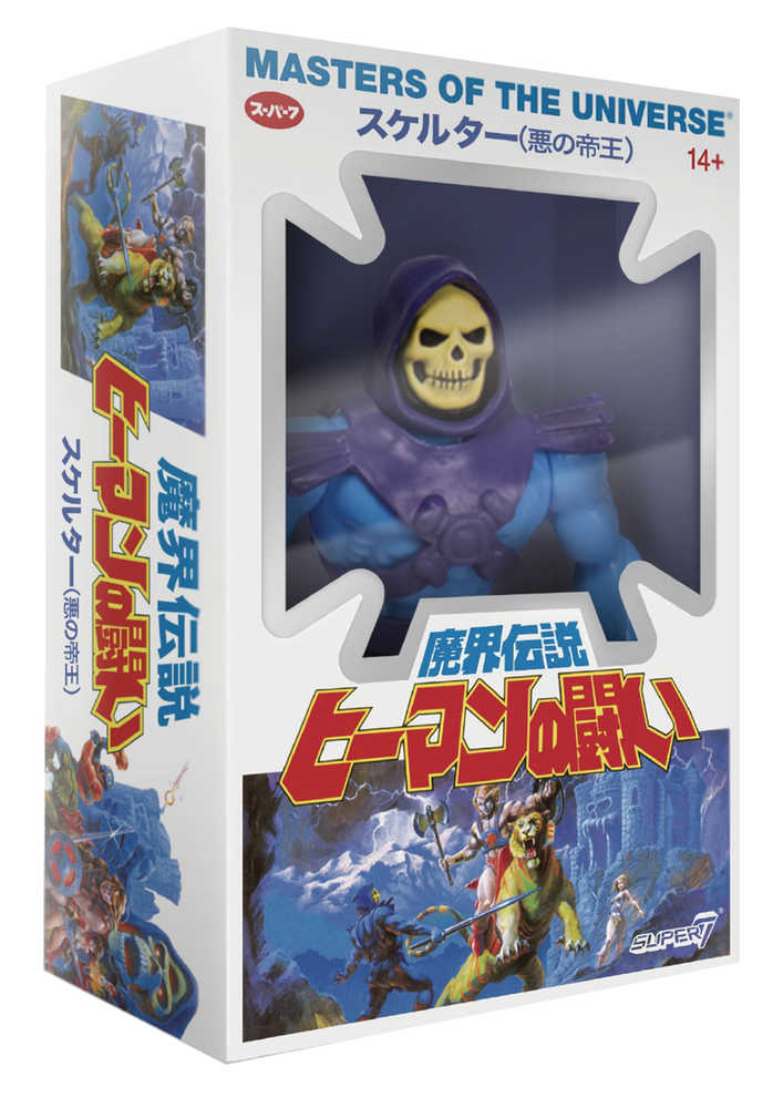Masters of the Universe 5.5 In Vintage Wave 4 Skeletor Action Figure Japanese Box  