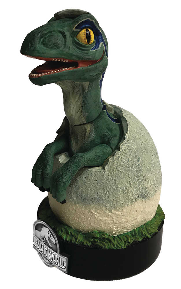 Jurassic World Blue Raptor Hatchling Motion Statue 
