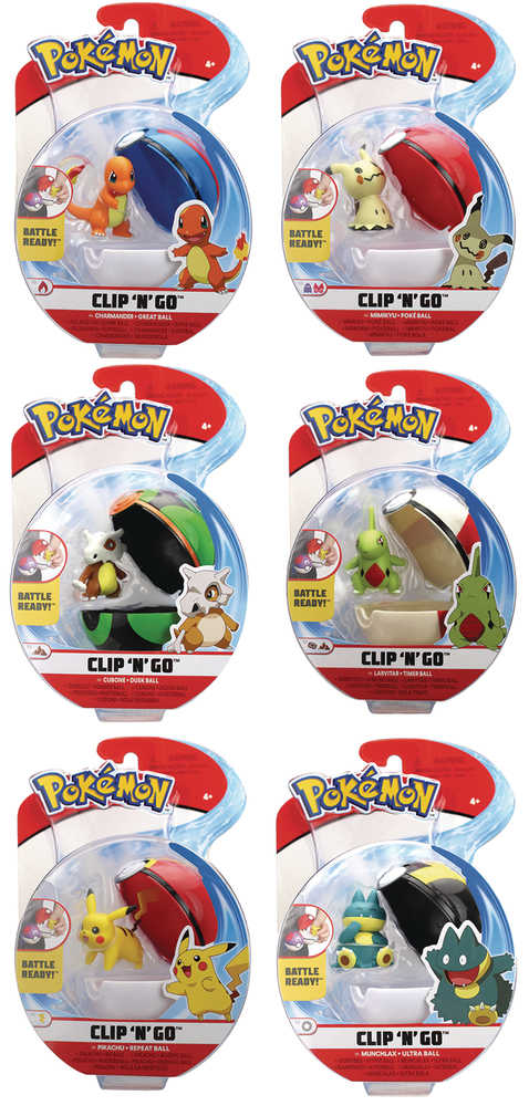 Pokemon Clip N Go Figure Assortment Wave 3  