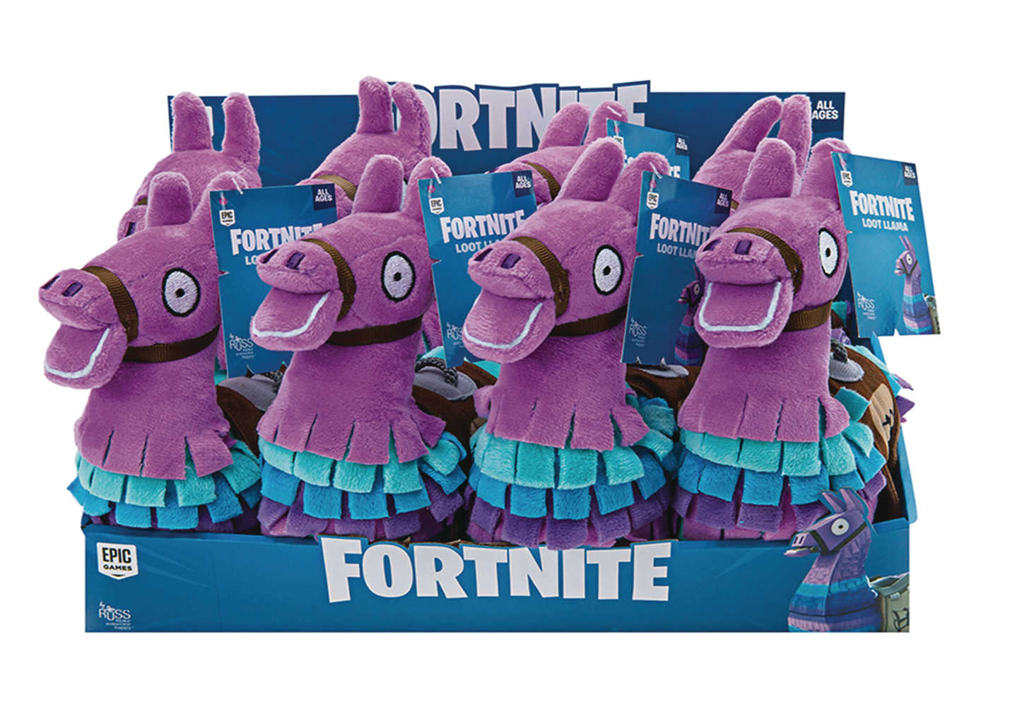 Fortnite Llama Plush 8 Pc Assortment Ds 