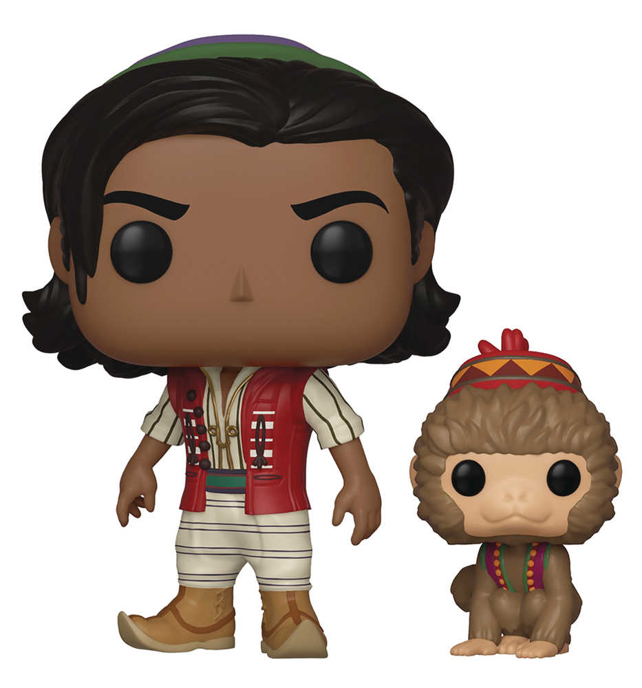 Pop & Buddy Aladdin Live with Abu Vinyl Figure 