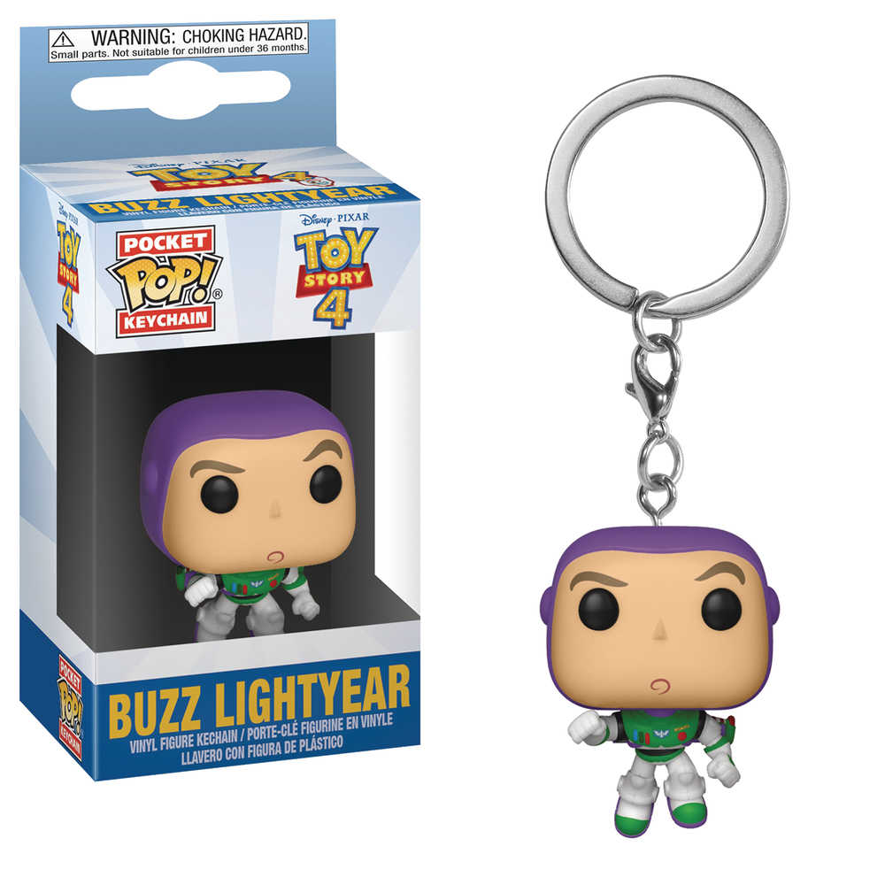 Pocket Pop Toy Story 4 Buzz Lightyear Keychain 