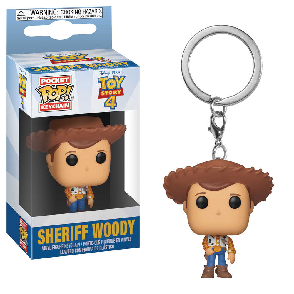 Pocket Pop Toy Story 4 Woody Keychain 
