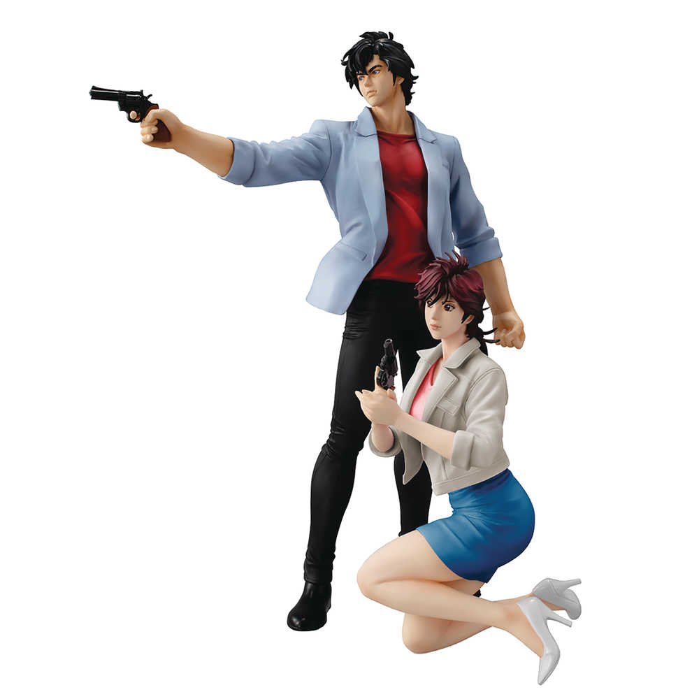 Gem Series City Hunter Ryo Saeba & Kaori Makimura PVC Figure (C