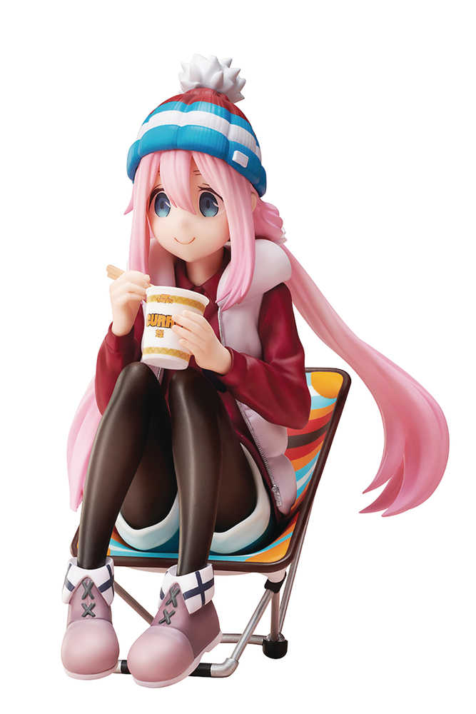 Laid Back Camp Nadeshiko Kagamihara 1/8 PVC Noodle Stop Figure