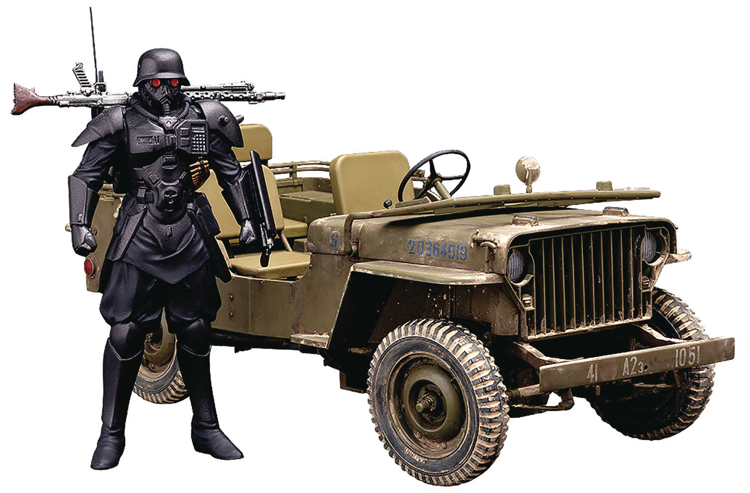 Plamax Mf 35 Min Factory Protect Gear W/Vehicle 1/20 Model Kit