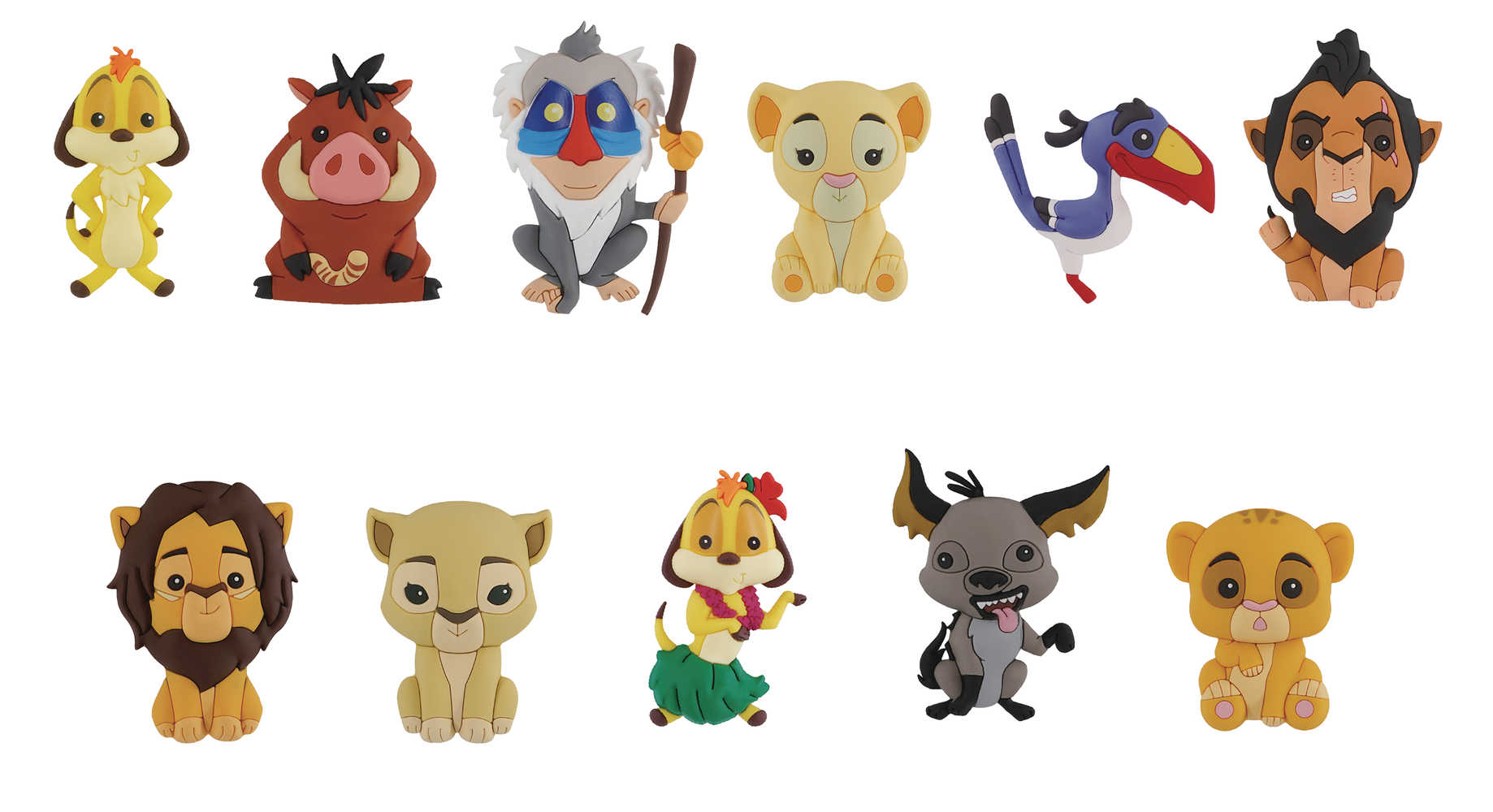 Disney Series23 Lion King Figural Keyring 24 Pc Blind Mystery Box Display 