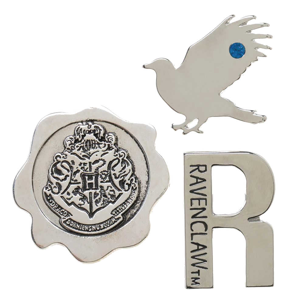 Harry Potter Hogwarts House Ravenclaw 3 Pc Lapel Pin Set 
