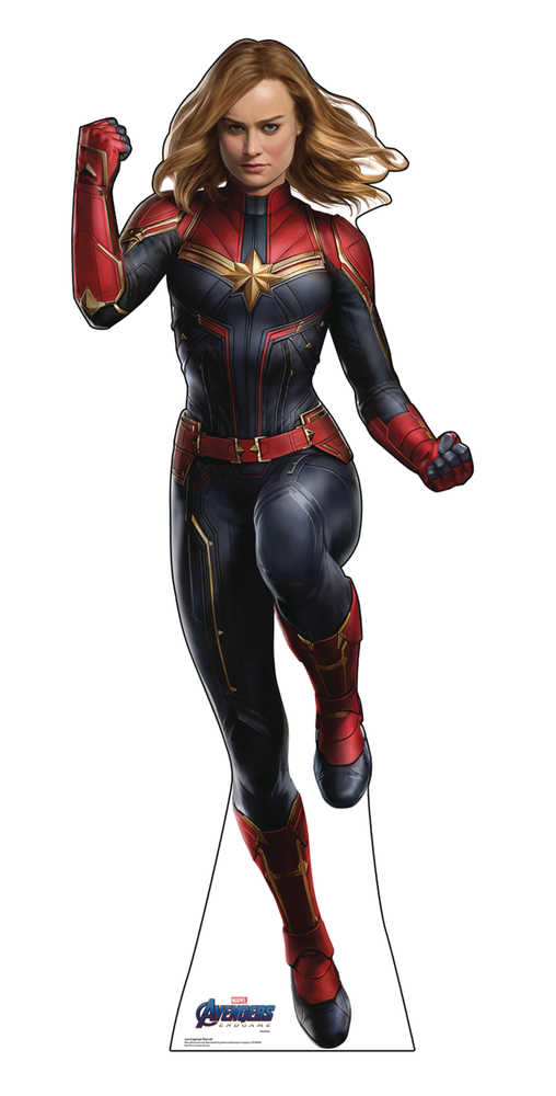 Avengers Endgame Captain Marvel Life Size Stand Up 