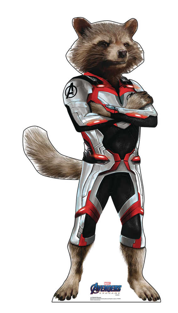 Avengers Endgame Rocket Racoon Life Size Stand Up 