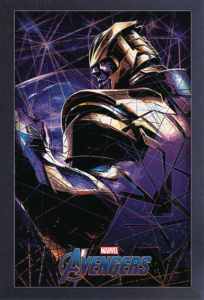 Avengers Endgame Thanos 11 X17 Framed Gel Coat Print 