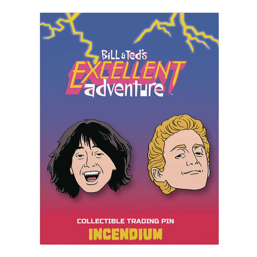 Bill And Teds Excellent Adventure Lapel Pin Set A 