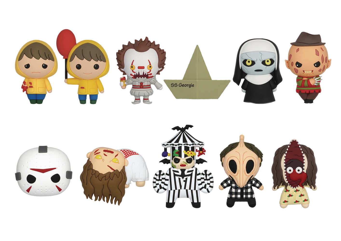 Horror Properties Series4 Figural Keyring 24 Pc Blind Mystery Box Display 