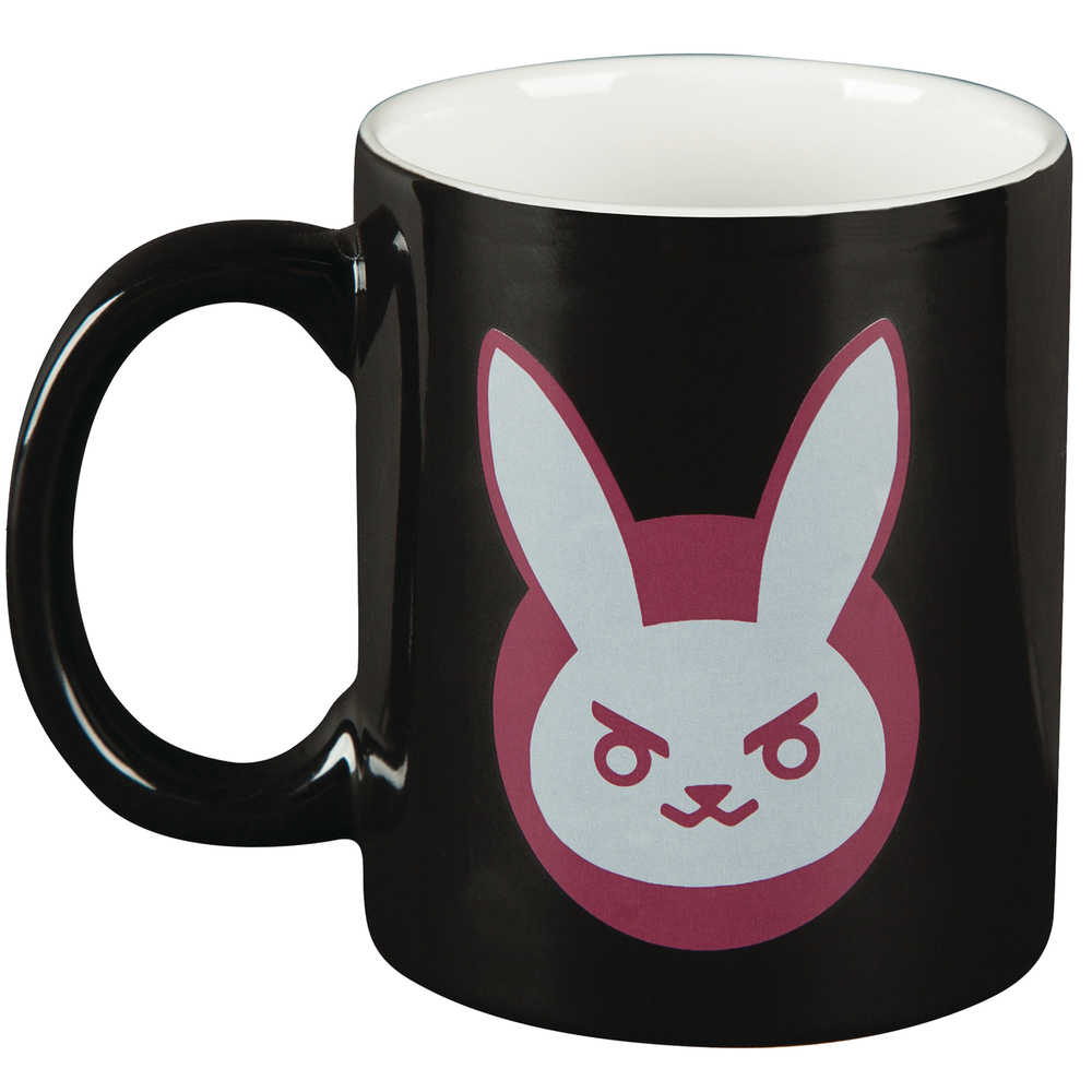 Overwatch D.Va Logo Black Ceramic Mug 
