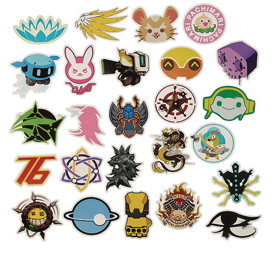 Overwatch Series 2 Blind Sticker Pack 36 Pc Ds 