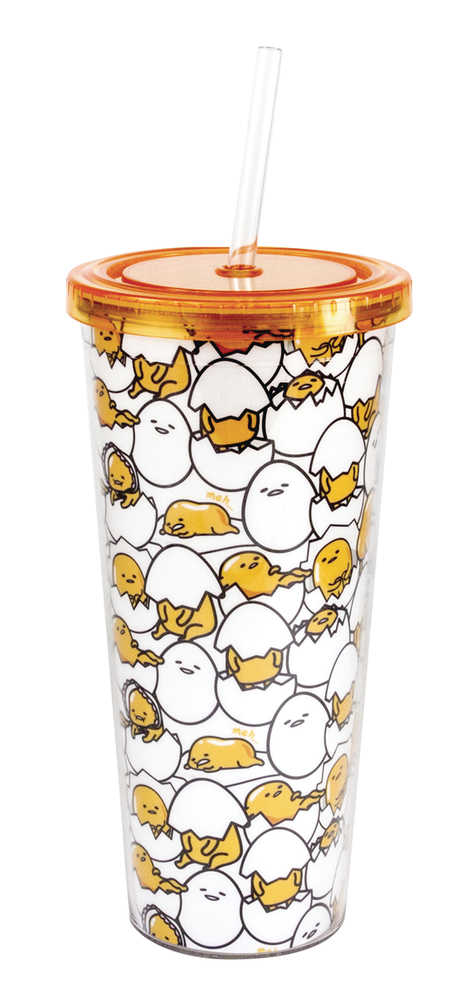 Gudetama PVC Tumbler W/Straw
