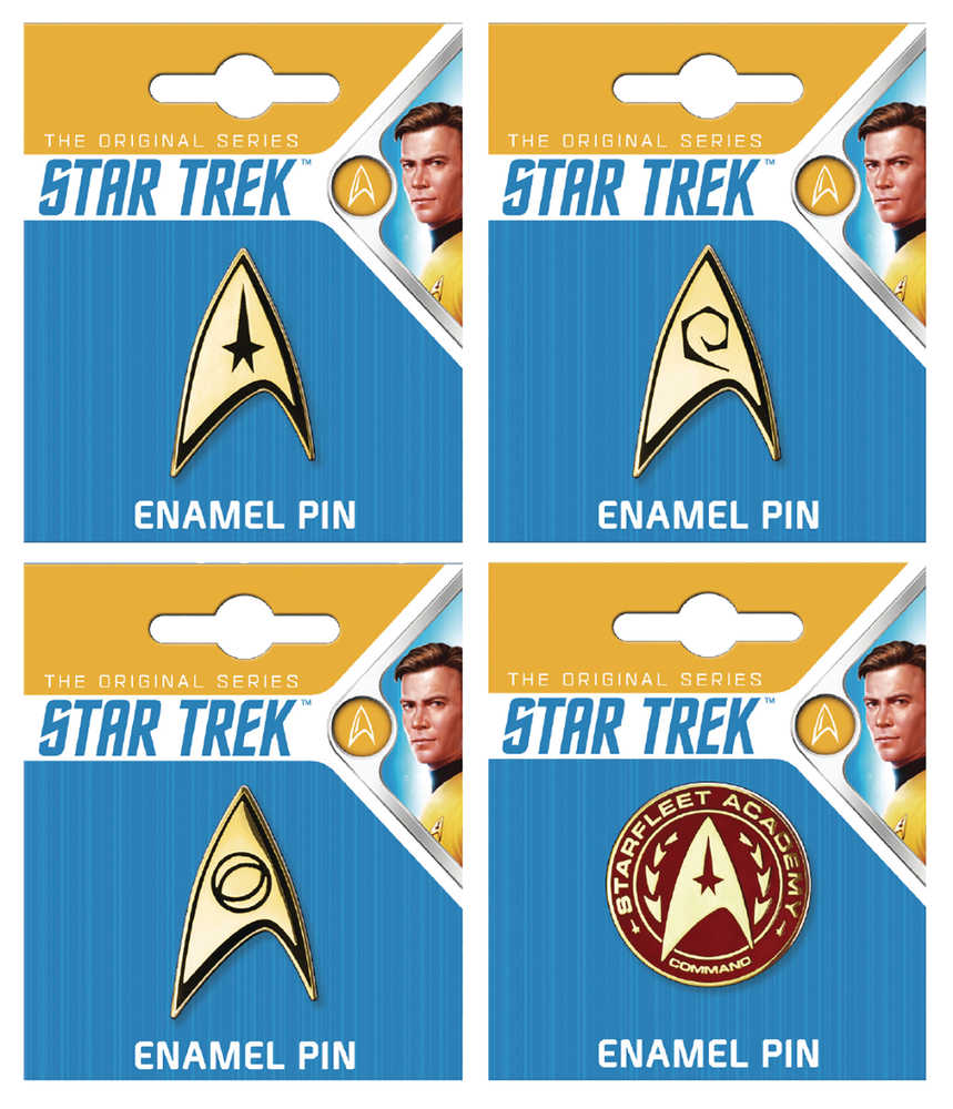 Star Trek Enamel Pin 12 Ct Assortment 