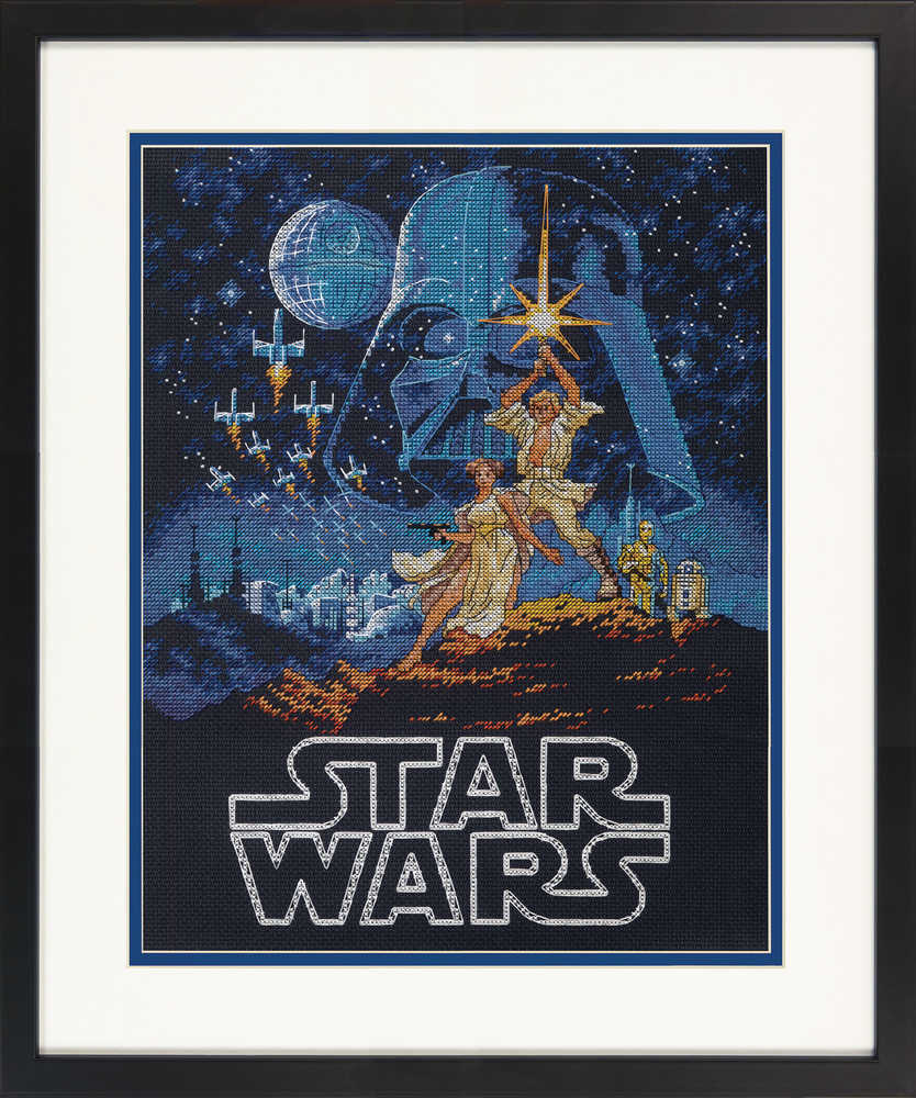 Star Wars Luke And Princess Leia X Stitch Kit 