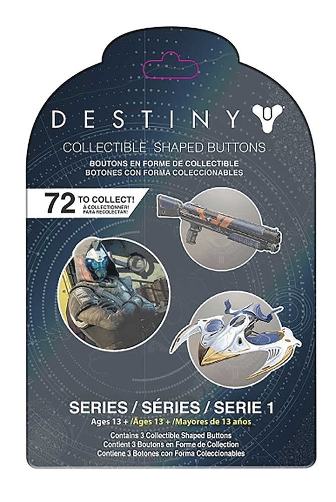 Destiny 3 Pk Button Pin 24 Pcs Blind Mystery Box Display 