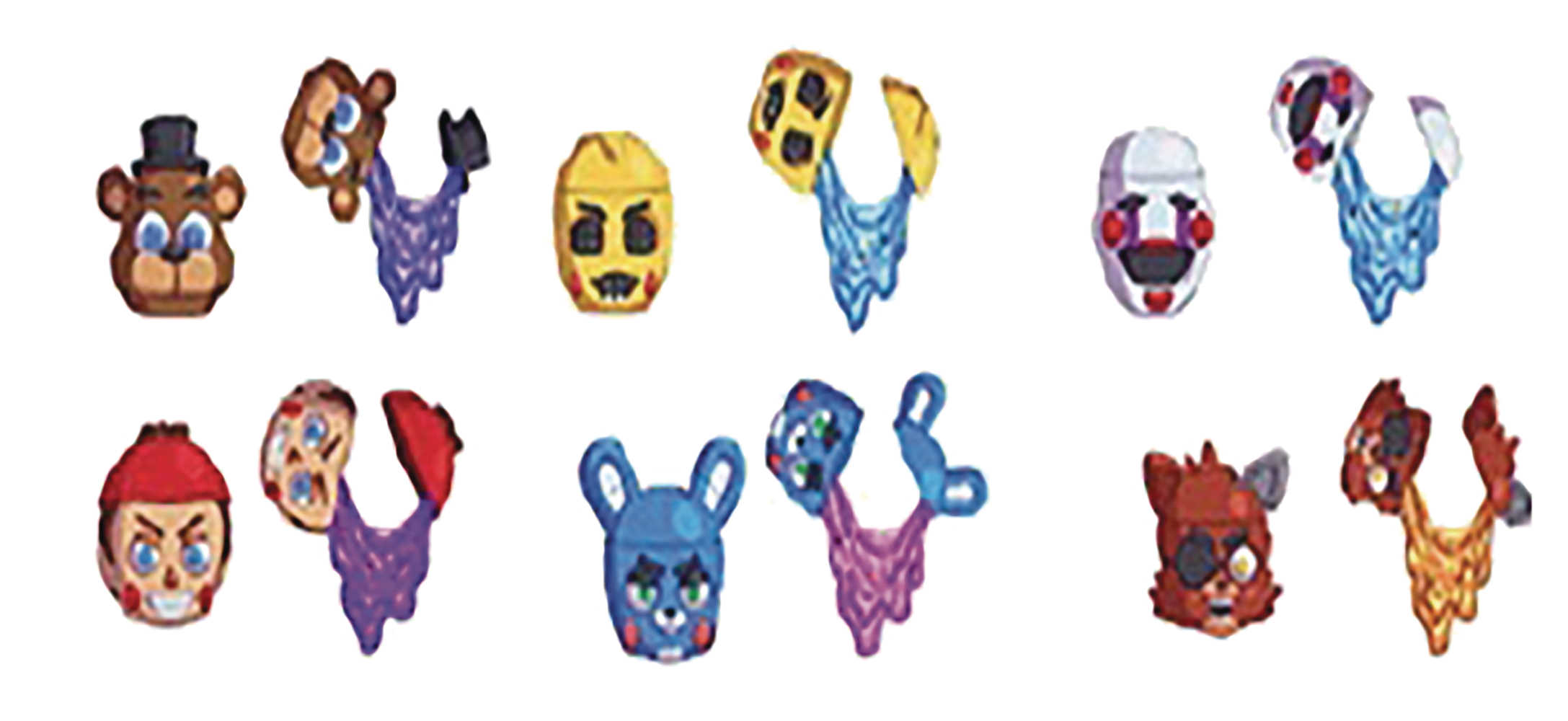 Five Nights At Freddys Slime In Capsule 16 Pc Ds 