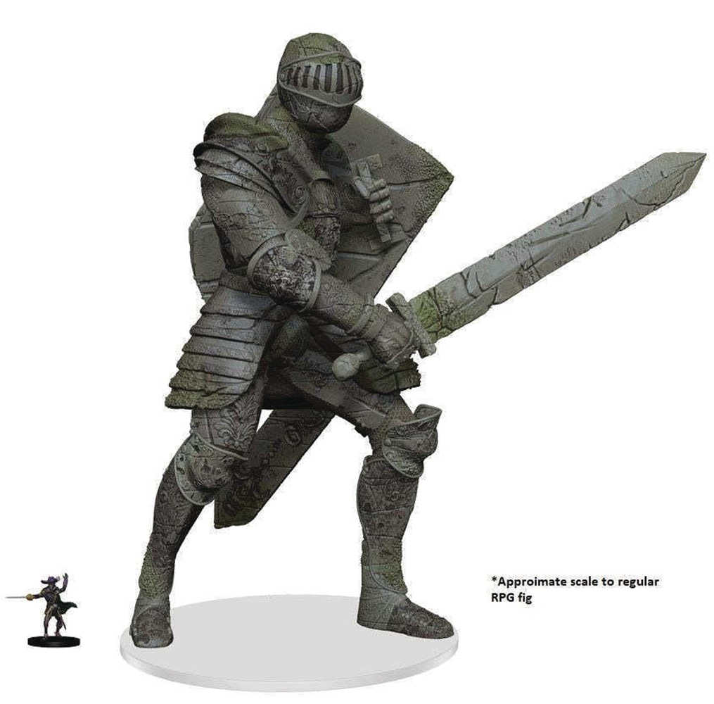 Dungeons & Dragons  Icons Realm Miniatures Walking Statue Waterdeep Knight (