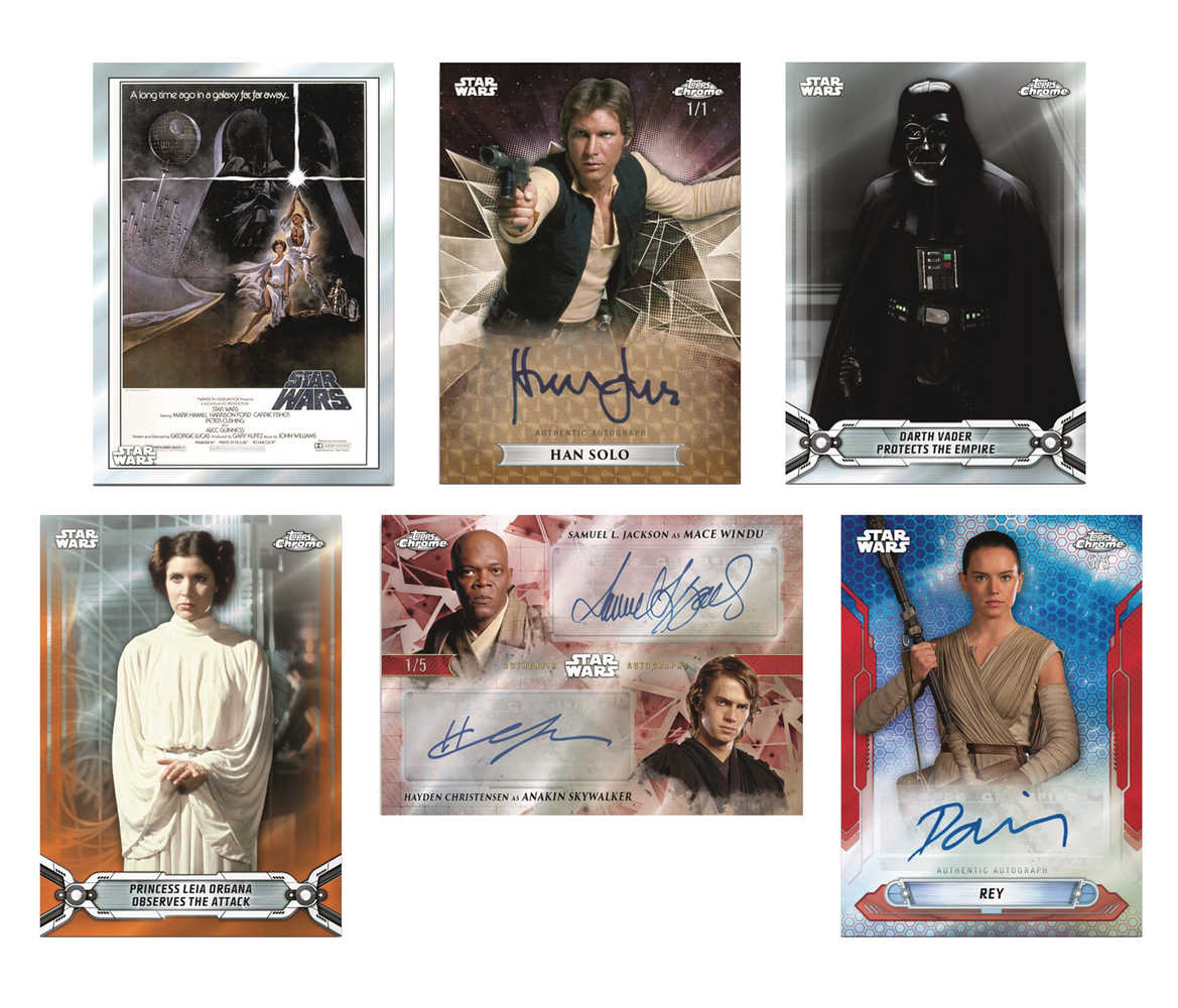 Topps 2019 Star Wars Chrome Legacy Trading Card Box  