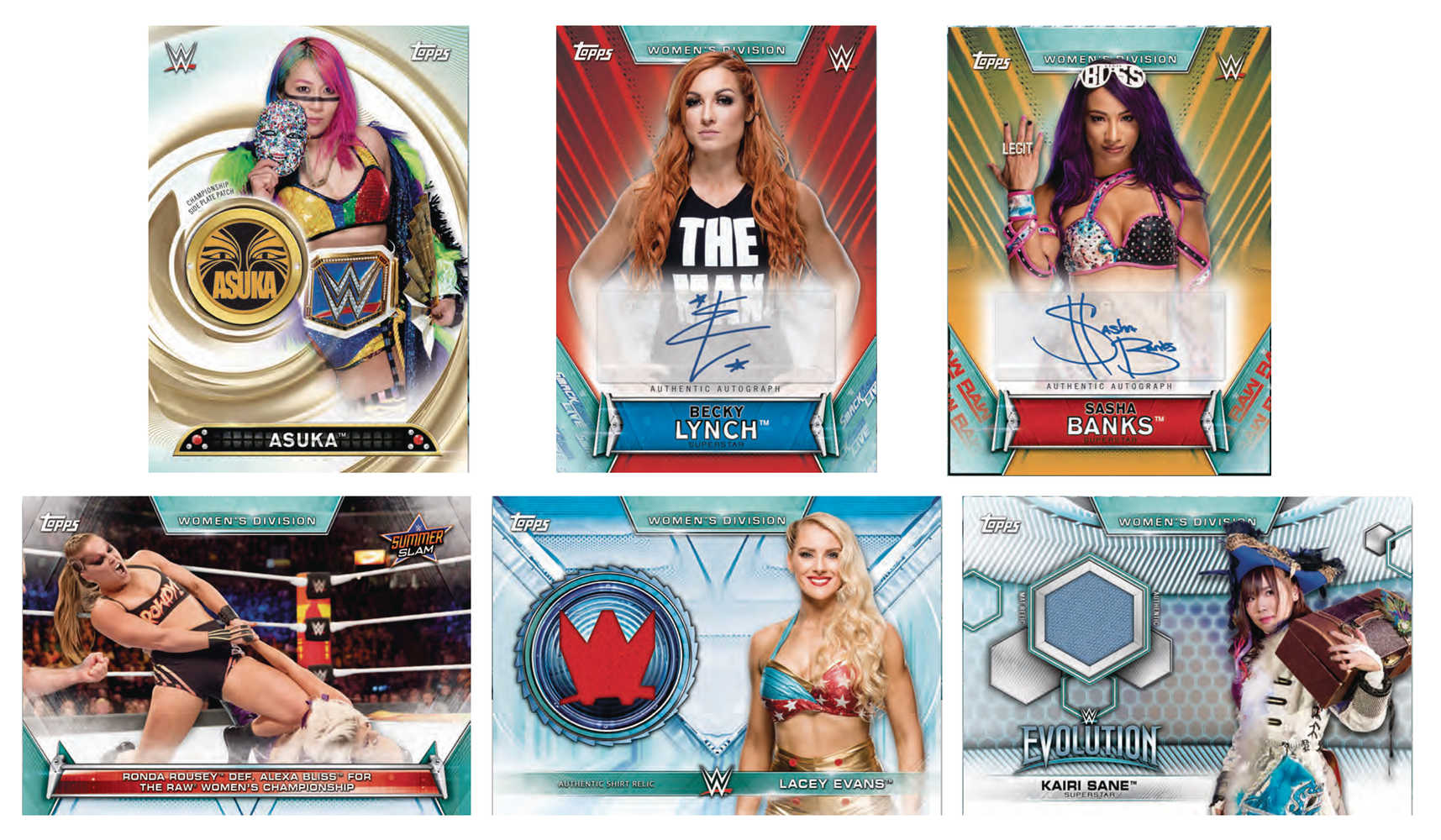 Topps 2019 WWE Womens Division Trading Card Box  