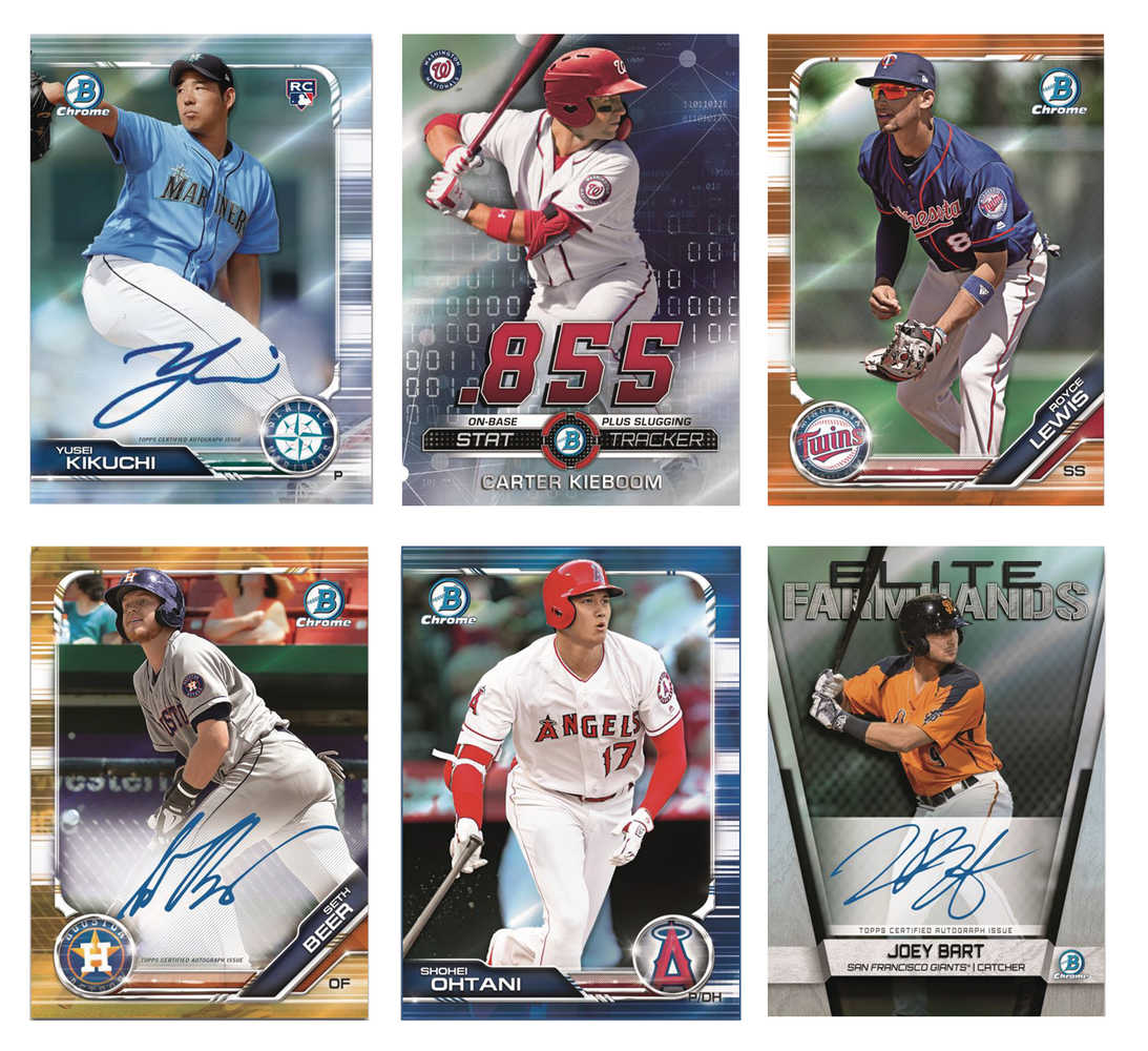 Bowman 2019 Chrome Baseball Trading Card Box  
