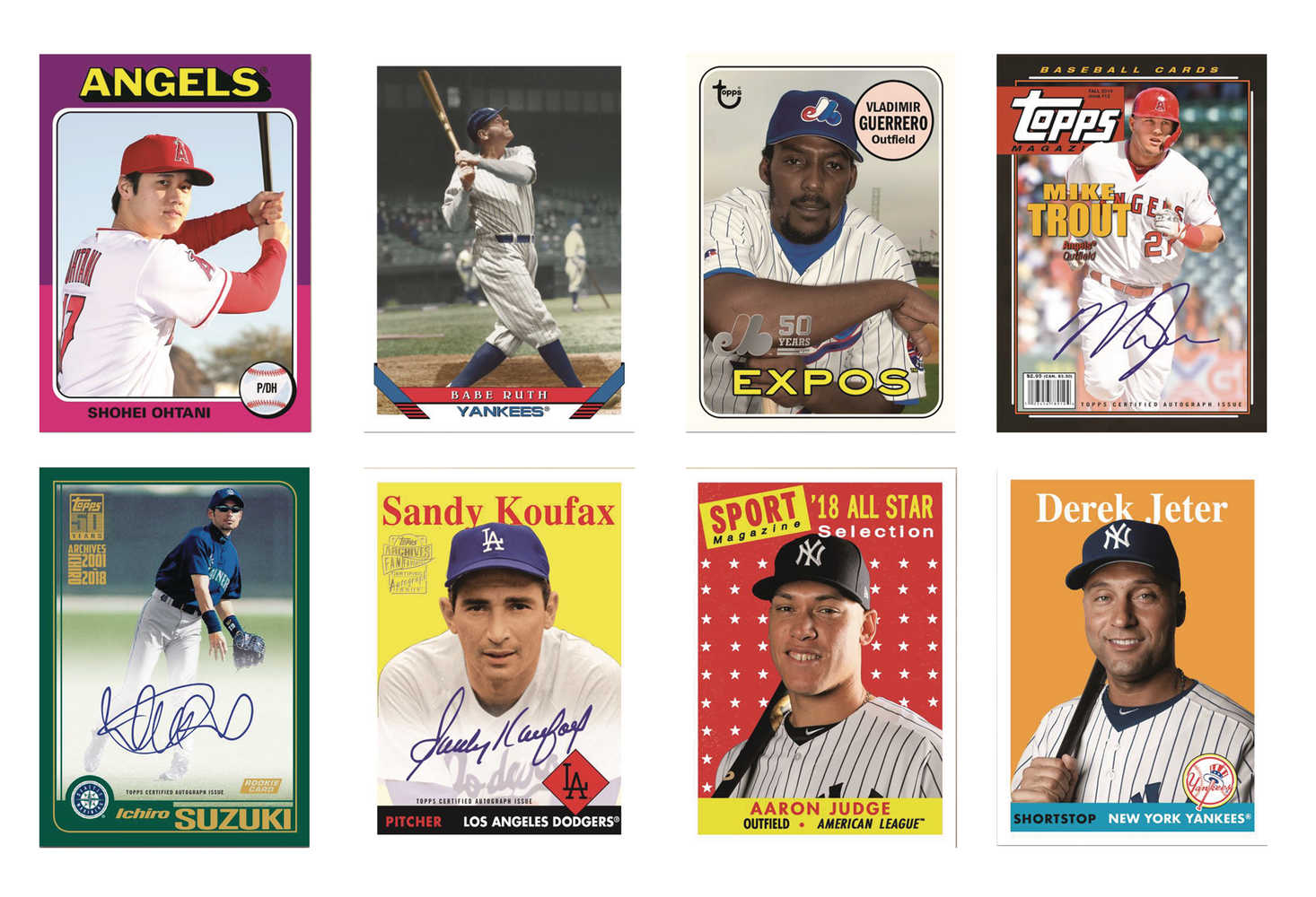 Topps 2019 Archives Baseball Trading Card Box  