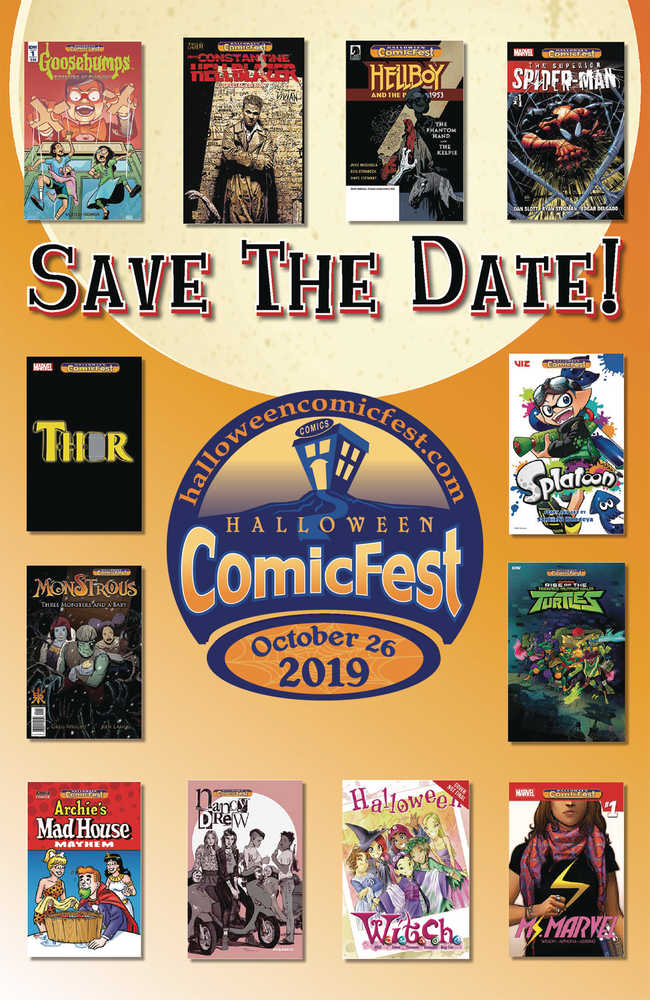 Halloween Comics Fest 2019 Mini Poster (Bundle Of 50) 