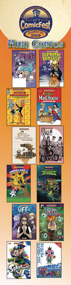 Halloween Comics Fest 2019 Bookmark (Bundle Of 50) 