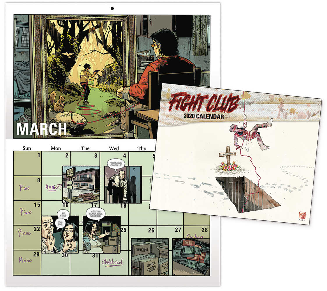 Fight Club 2020 Calendar 
