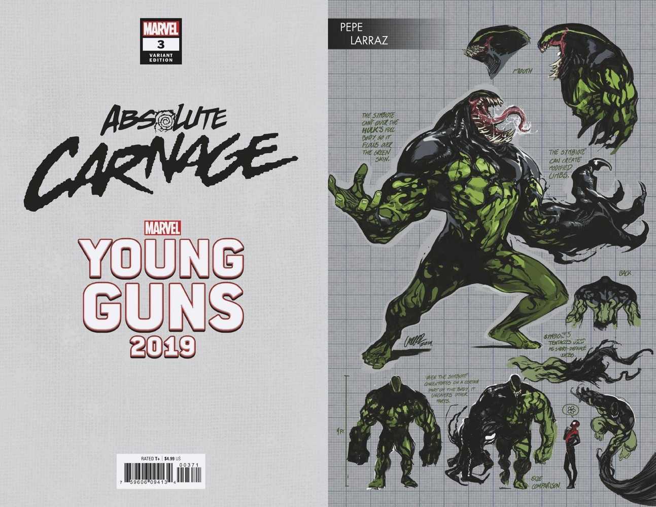 Absolute Carnage #3 (Of 4) Larraz Young Guns Variant Ac