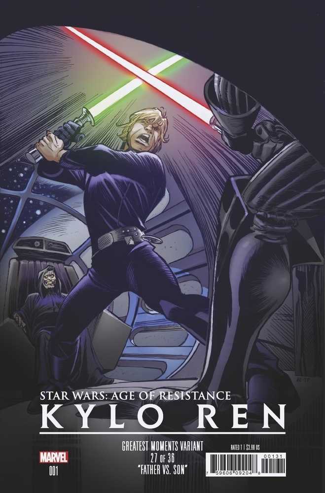 Star Wars Aor Kylo Ren #1 Greatest Moments Variant