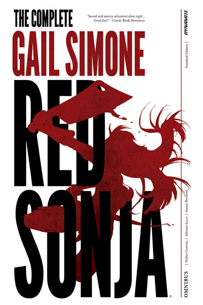 Red Sonja Complete Gail Simone Hardcover Oversized Simone Signed