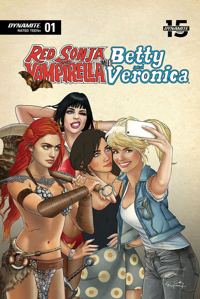 Red Sonja Vampirella Betty Veronica #1 Selfie Limited Cover 