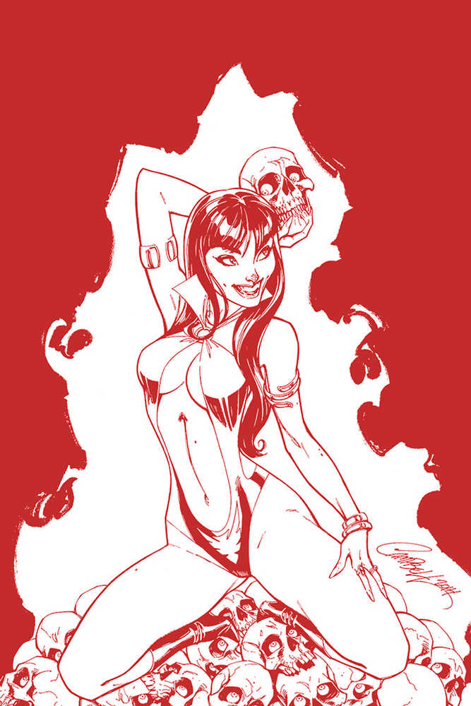 Vampirella #3 Campbell Limited Edition Crimson Blood Line Art Variant