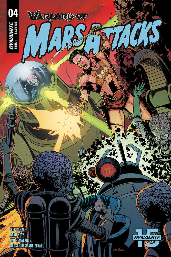 Warlord Of Mars Attacks #4 Cover B Laming