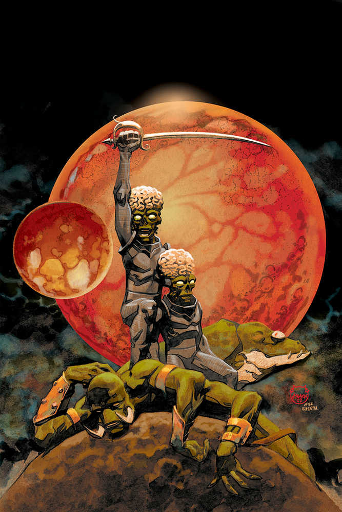 Warlord Of Mars Attacks #4 30 Copy Johnson Full Art Variant Edition 