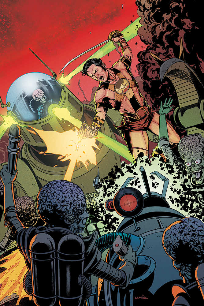 Warlord Of Mars Attacks #4 40 Copy Laming Full Art Variant Edition 