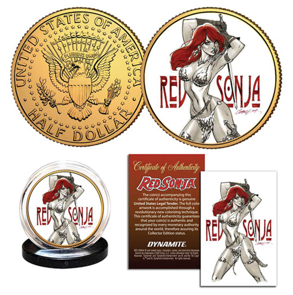 Red Sonja Campbell Collectible Coin 