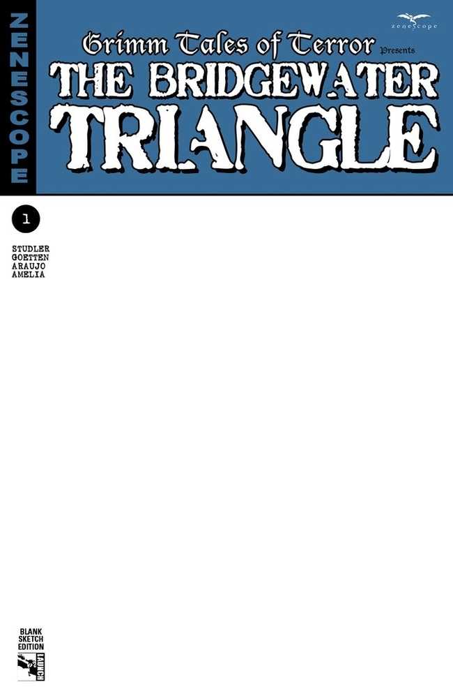 Tales Of Terror Bridgewater Triangle #1 Cover E Blank Sketch