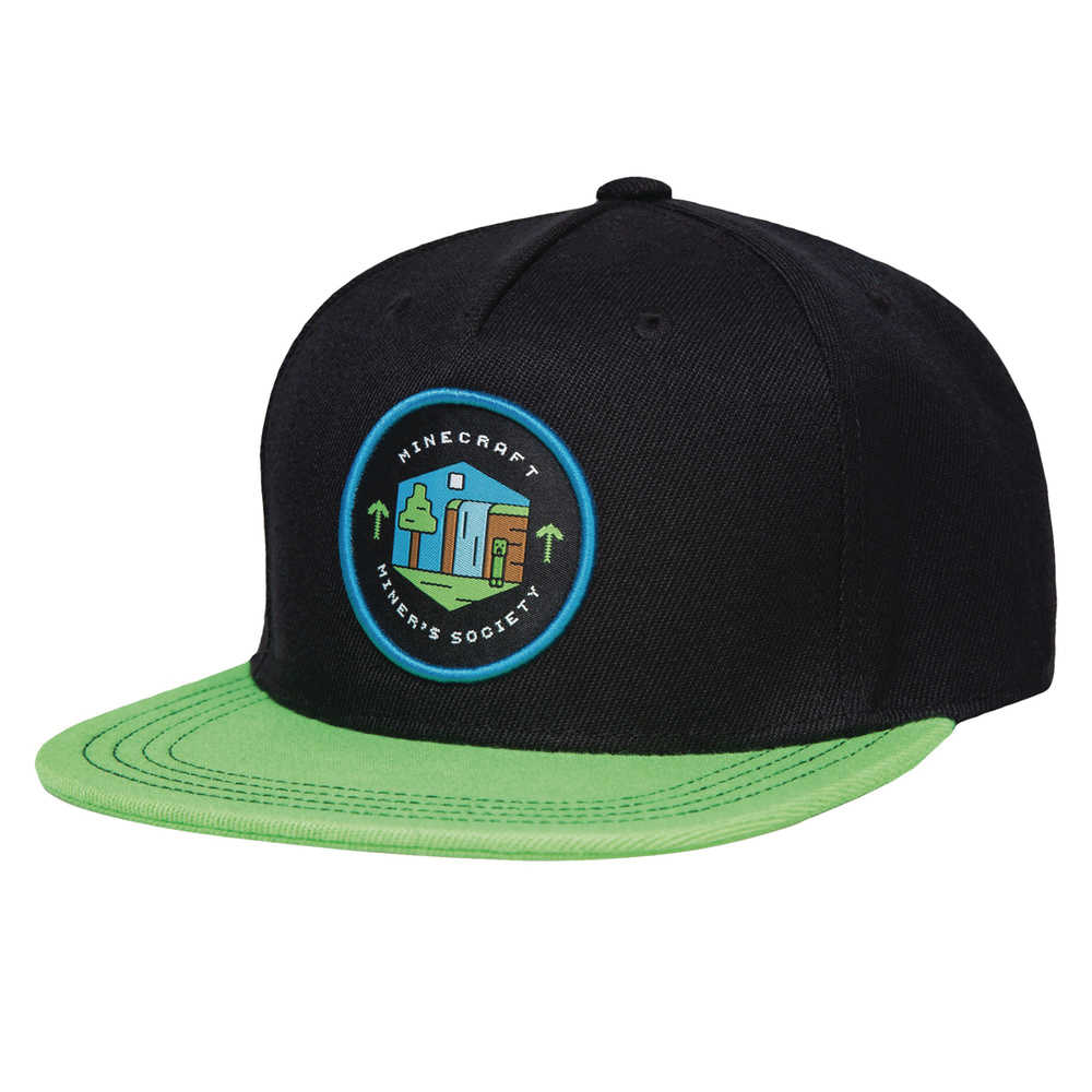 Minecraft Miners Society Snap Back Hat 