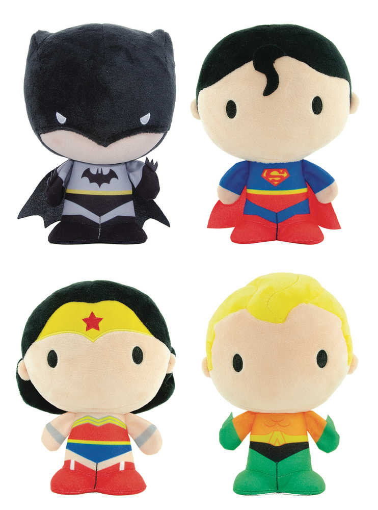 DC Comics Chibi 7 In Plush 6 Pc Assortment 