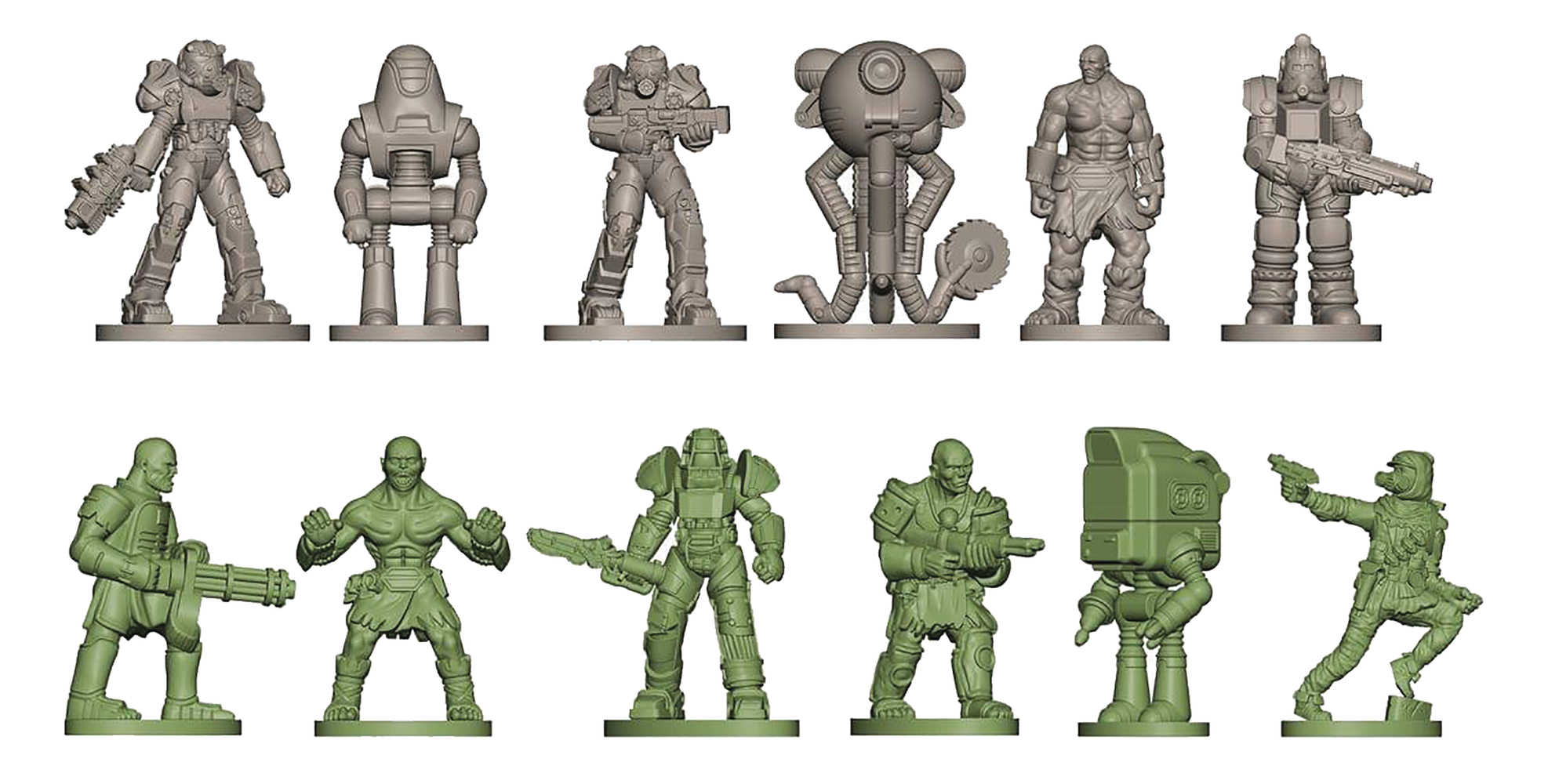 Fallout Nanoforce Army Builder Figure Bagged Set # 3 