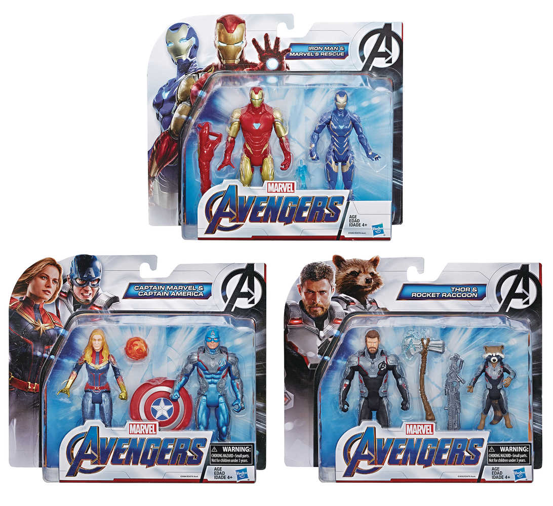 Avengers 6 In Movie Action Figure Team Pack Assortment 201902  